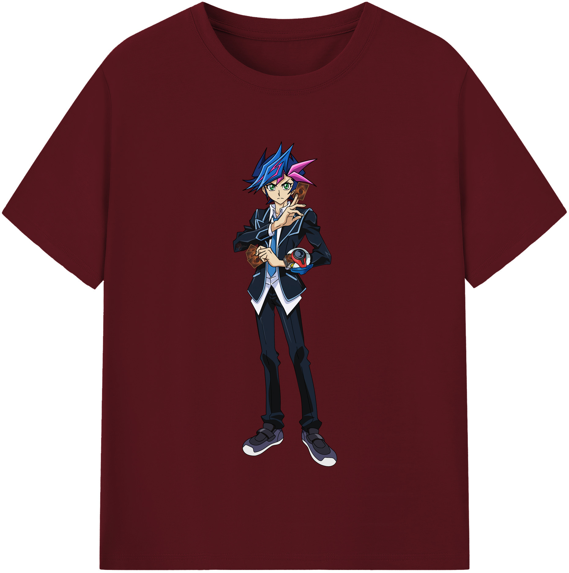 （画像用） 遊☆戯☆王 Yu-Gi-Oh! 綿100％半袖Tシャツ（フロントプリント）